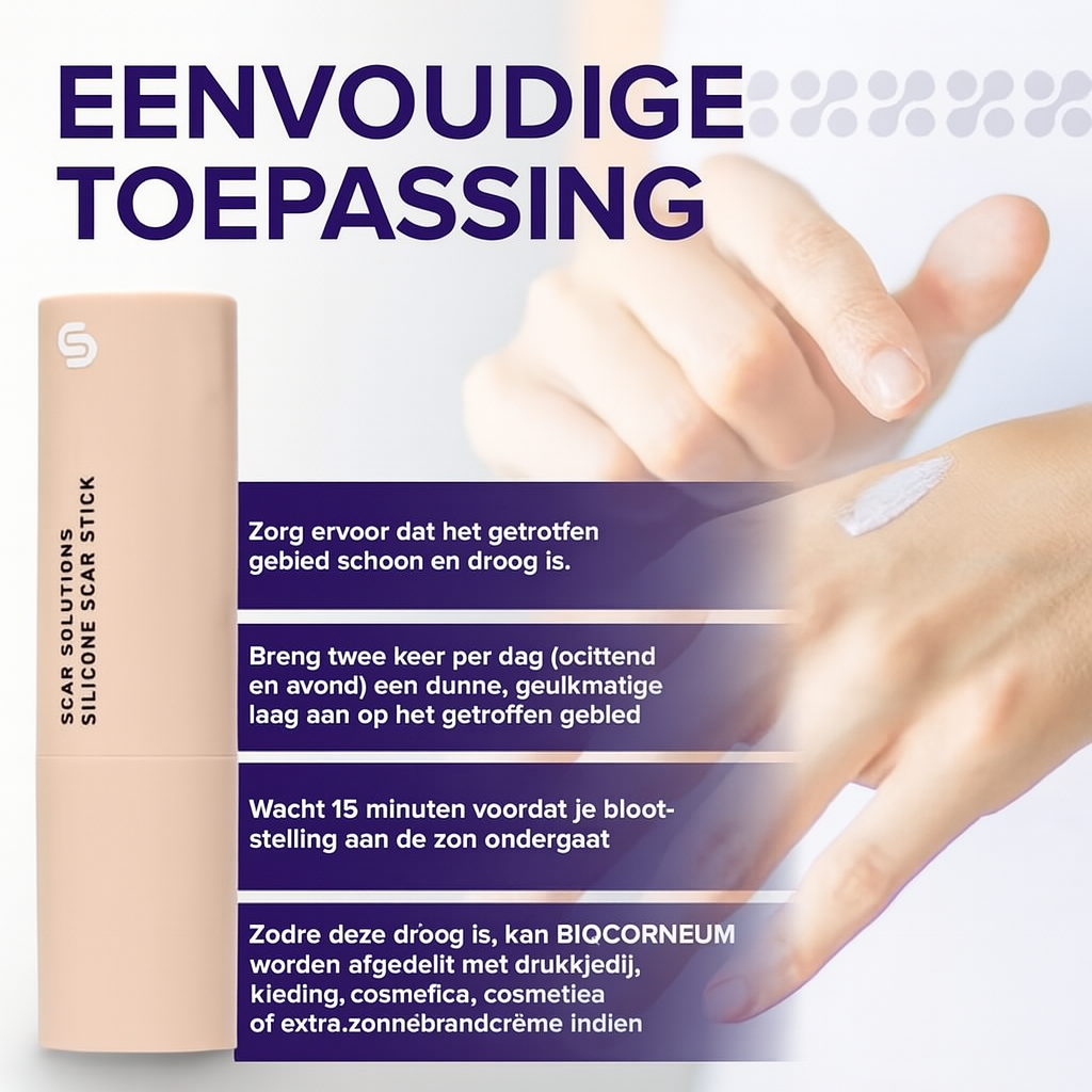 Skin Scar Solutions Siliconen Litteken Stick