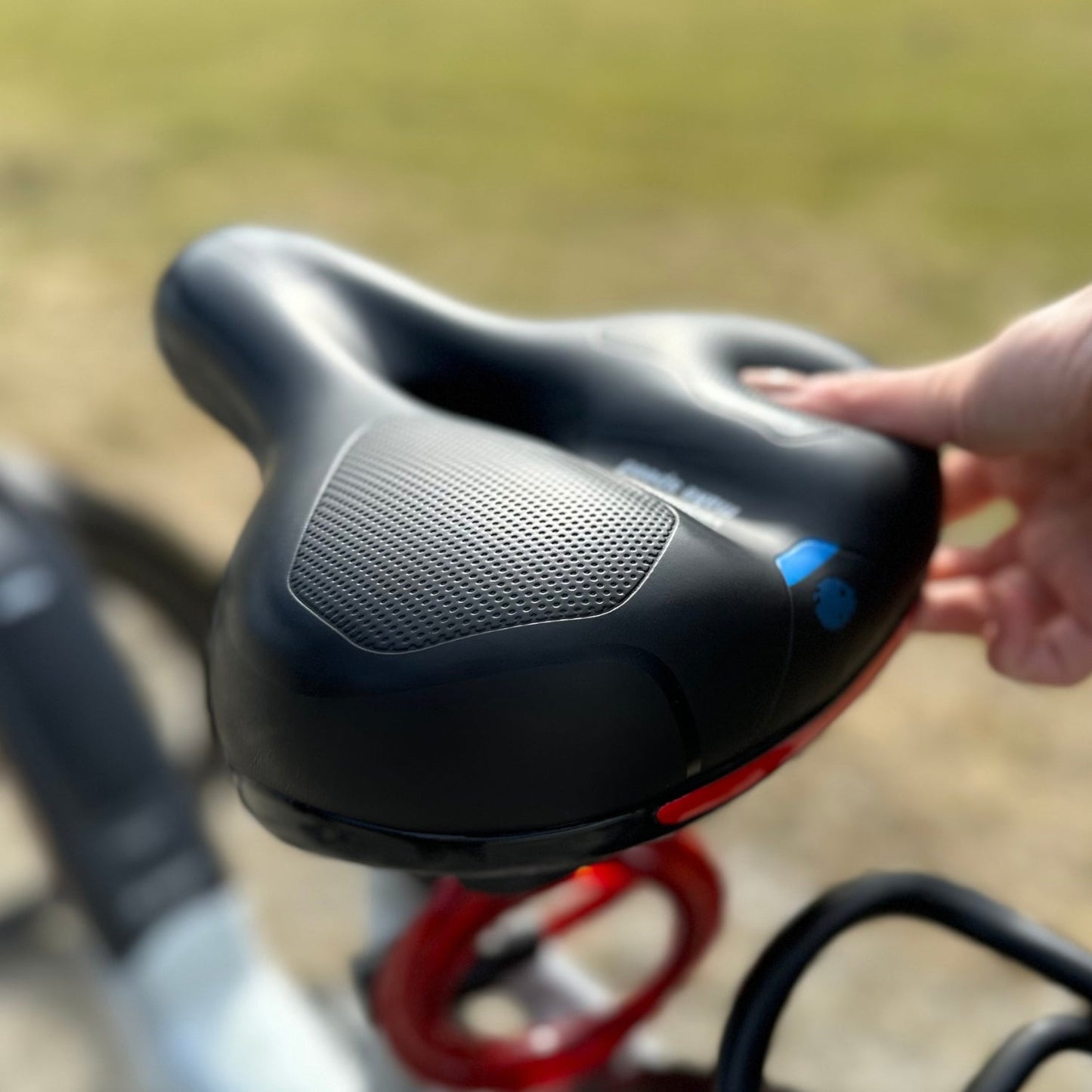 Schokabsorberend en comfortabel fietszadel