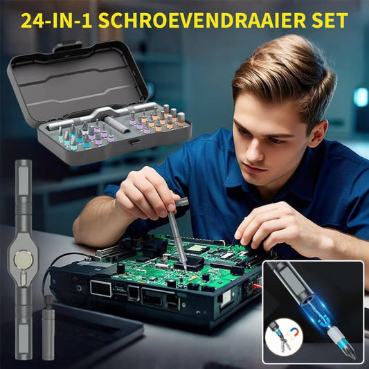 24-Iin-1 Schroevendraaier Set