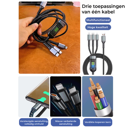 100W 3-IN-1 Oplader