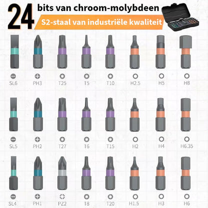 24-Iin-1 Schroevendraaier Set