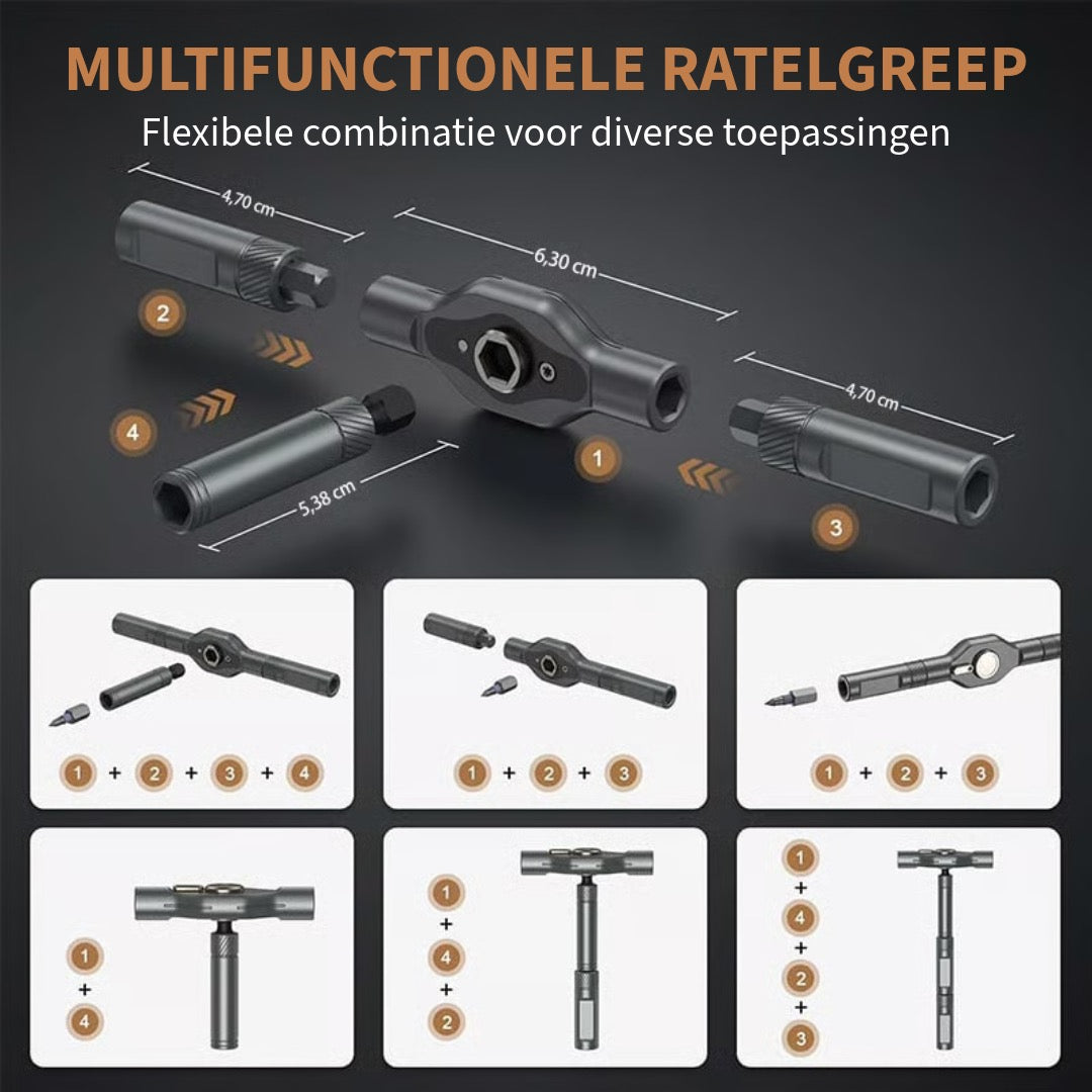 24-Iin-1 Schroevendraaier Set