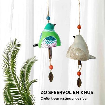 Windgong-hanger met vogelgezang