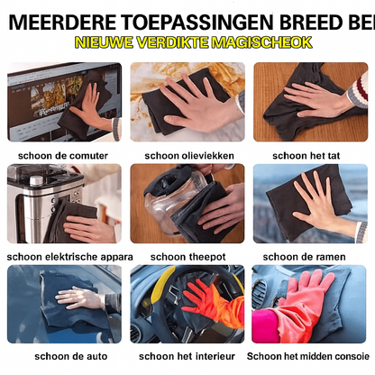 Verdikte magische schoonmaakdoek