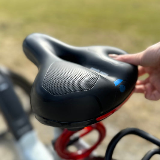 Schokabsorberend en comfortabel fietszadel