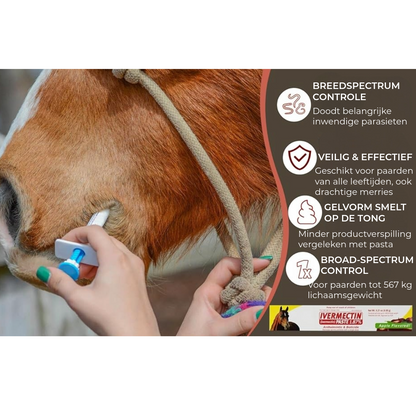 Ontwormingspasta voor Paarden