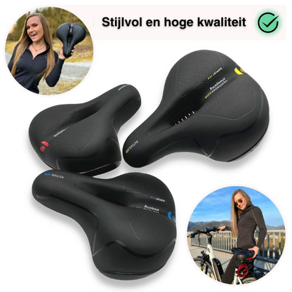 Schokabsorberend en comfortabel fietszadel